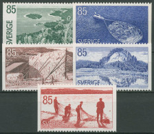 Schweden 1976 Tourismus Fischerei Angermanland 945/49 Postfrisch - Unused Stamps