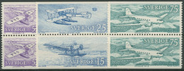 Schweden 1972 Postflugzeuge 761/64 Paare Postfrisch - Unused Stamps