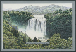 China 2001 Wasserfall Huangguoshu Block 99 Postfrisch (C8262) - Blocks & Kleinbögen