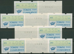 Türkei ATM 1987 Postemblem Satz 10 Werte ATM 1.1 S2 Mit Nr. Postfrisch - Distribuidores