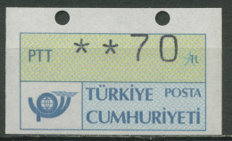 Türkei ATM 1987 Postemblem Einzelwert ATM 1.2 Postfrisch - Distributeurs