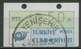 Türkei ATM 1987 Postemblem Einzelwert ATM 1.2 Gestempelt - Automatenmarken
