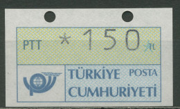 Türkei ATM 1987 Postemblem Einzelwert ATM 1.2 Mit Nr. Postfrisch - Automatenmarken