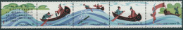 China 1981 Chinesische Fabel 1671/75 A ZD Postfrisch (C8294), Vorgefaltet - Unused Stamps