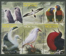 Mikronesien 2004 Vögel Albatros Kagu Fregattvogel 1587/92 Postfrisch - Micronésie