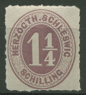 Schleswig-Holstein 1865/67 Ziffern Im Oval 14 Postfrisch - Schleswig-Holstein