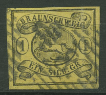 Braunschweig 1861/63 Wappen I. Oval 11 A Nr.-Stpl 8 Braunschweig, Signiert - Braunschweig