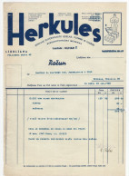 1948. YUGOSLAVIA,SLOVENIA,LJUBLJANA,HERKULES,METAL WORKS,INVOICE ON LETTERHEAD - Otros & Sin Clasificación