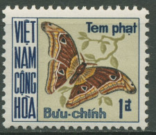 Vietnam - Süd 1968 Portomarken Tiere Insekten Schmetterlinge P 16 Postfrisch - Vietnam