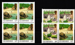 Guernsey 413 Dl/Dr/Eru/Eul, 448 Dl/Dr Postfrisch Paare #KH856 - Guernesey