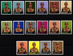 Brunei 188-203 Postfrisch #JW328 - Asia (Other)