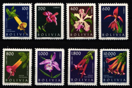 Bolivien 672-679 Postfrisch Blumen #JW275 - Bolivia