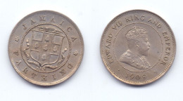 Jamaica 1/4 Penny 1909 - Jamaique