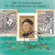 TANZANIA Block 189,used,ships - Tansania (1964-...)