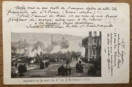 CPA SAINT PIERRE ET MIQUELON Incendie De La Nuit Du 1er Au 2 Novembre 1902 - Saint-Pierre En Miquelon