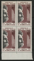 HAUTE VOLTA POSTE AERIENNE PA N° 40 Bloc De 4 Neuf Sans Charnière (MNH) "Schweitzer" TB - Obervolta (1958-1984)