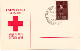 SARRE.1954. FDC CP THEMES: CROIX-ROUGE.ENFANCE. - Red Cross