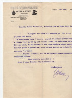 1921. KINGDOM OF SHS,SLOVENIA,LJUBLJANA,SEVER & COMPANY,LETTER TO MARSEILLE,FRANCE,SEAWEED ORDER - Other & Unclassified