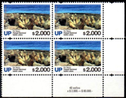 ARGENTINA 2023. Definitive UP $ 2.000 National Park Islote Lobos, Rio Negro. Block Of Four, Mint NH - Unused Stamps