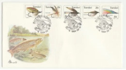 1984 Transkei Fishing Flies FDC 1.33 - Transkei