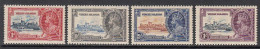 1935 British Virgin Islands KGV Silver Jubilee Complete Set Of 4 Mint With Hinge Remnants - Iles Vièrges Britanniques