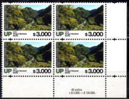 ARGENTINA 2024. Definitive UP $ 3.000 National Park Baritú, Salta. Block Of Four, Mint NH - Unused Stamps