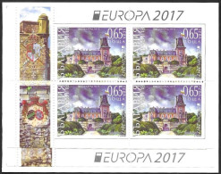 Bulgaria Bulgarie Bulgarien 2017 Europa Cept Castles Michel MH 17 (5308-09) MNH Neuf Postfrisch ** - 2017