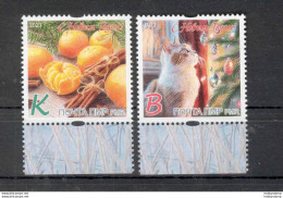 Label Transnistria 2023 Happy New Year! 2v**MNH - Fantasy Labels