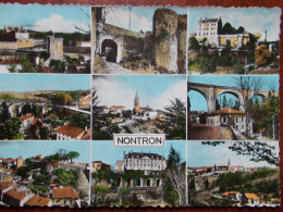 24 - NONTRON - Ses Monuments, Ses Viaducs, Ses Châteaux. (CPSM Multivues) CPSM - Nontron