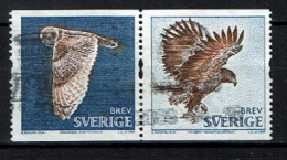 Sweden 2009 - Owl And Eagle -  Used - Used Stamps