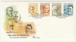 1990 Transkei Heroes Of Medicine - Fifth Set Of The Series FDC 2.24 5 - Transkei