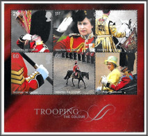 2005 Queen Elizabeth 11 Trooping The Colour Miniature Sheet SG MS2546 Unmounted Mint Hrd2a - Blocks & Kleinbögen