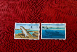 SIERRA LEONE 1989 2v Neuf MNh ** YT Mi Marine Mammals Whale - Other & Unclassified