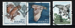 Sweden 2009 - Owl And Eagle -  Used - Used Stamps