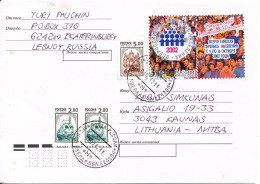 Russia Cover Sent To Lithuania 2-12-2006 Nice Topic Stamps - Cartas & Documentos