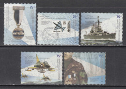 2007 Argentina Falkland Island War Anniversary Aviation Navy Maps Complete Set Of 5 MNH - Nuovi