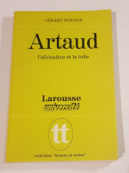 Artaud L'aliénation Et La Folie Par Gerard Durozoi - 18+ Years Old