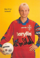 Fußball-Autogrammkarte AK Kai-Uwe Schnell FC Bayer 05 Uerdingen 94-95 KFC Krefeld Wißmar Wettenberg VfB Gießen Kassel - Authographs