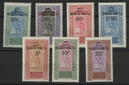 COLONIES HAUT SENEGAL ET NIGER Timbres-Taxe N° 33 à 40 Neufs * (MH) Voir Description - Unused Stamps