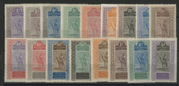 COLONIES HAUT SENEGAL ET NIGER N° 18 à 34 Neufs * (MH) Cote 62 € Voir Description - Unused Stamps