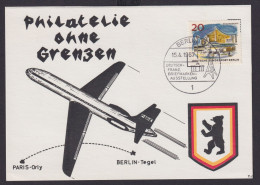 Flugpost Air Mail Berlin Philatelie Ohne Grenzen Dt. Französiche Briefmarkken - Cartas & Documentos