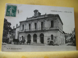 40 3191 CPA - VUE N° 2 - 40 SOUSTONS - HOTEL DE VILLE - ANIMATION. ATTELAGE - Soustons