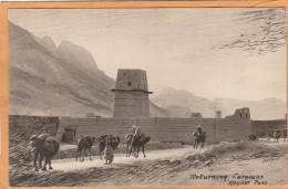 Khyber Pass Peshawar Pakistan Old Postcard - Pakistan