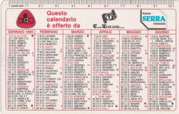 Calendarietto - Aido - Reg.le Emilia Romagna - Bologna - Anno 1995 - Petit Format : 1991-00