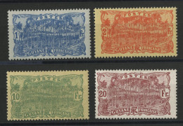 COLONIES GUYANE N° 87 à 90 Neufs * (MH) Cote 39 € TB - Unused Stamps