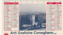 Calendarietto - Arti Grafiche Conegliano - Anno 1995 - Petit Format : 1991-00