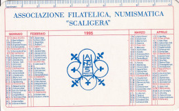 Calendarietto - Associazione Numismatica - Scaligera - Anno 1995 - Petit Format : 1991-00