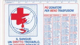 Calendarietto - AVIS - Comunale Di Cremona - Anno 1995 - Petit Format : 1991-00
