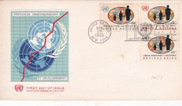 USA - 1965 - FDC - Population Trends And Development - United Nations - Official Geneva Cachet - Caja 30 - 1961-1970