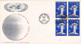 USA - 1967 - FDC - Nations Unies - United Nations - Official Geneva Cachet - Caja 30 - 1961-1970